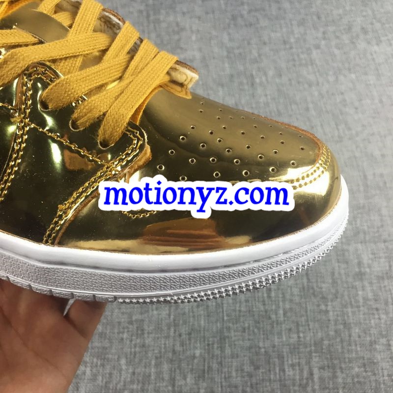 Air Jordan 1 Low Pinnacle Metallic Gold